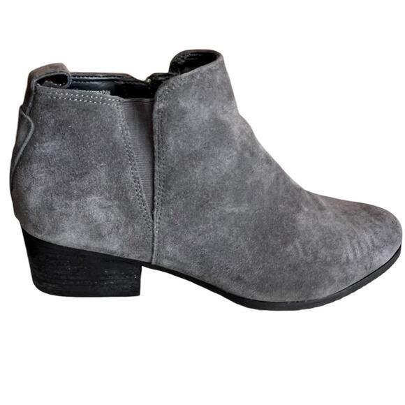 Blondo Waterproof Ankle Boots Booties Gray Suede 8 - Picture 1 of 6